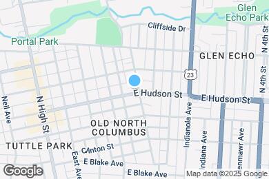 Map image of the property - 220 E. Hudson Street