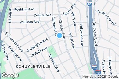 Map image of the property - 1352 Gillespie Ave