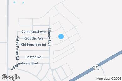 Map image of the property - 2418 Old Ironsides Rd