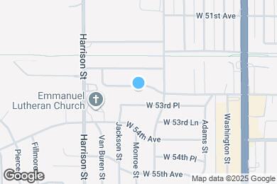 Map image of the property - 505 W 53rd Ave
