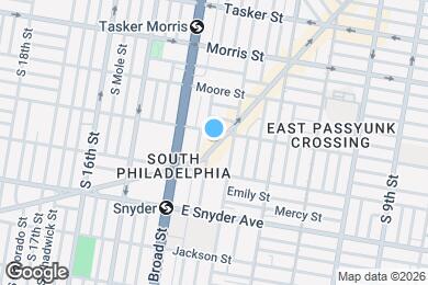 Map image of the property - 1910 E Passyunk Ave