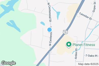 Map image of the property - 2305 N Centennial St