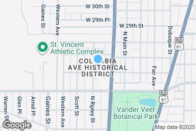 Map image of the property - 328 W Columbia Ave
