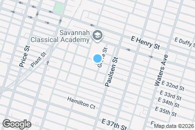 Map image of the property - 1605 Grove St