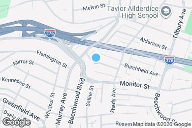 Map image of the property - 5846 Burchfield Ave