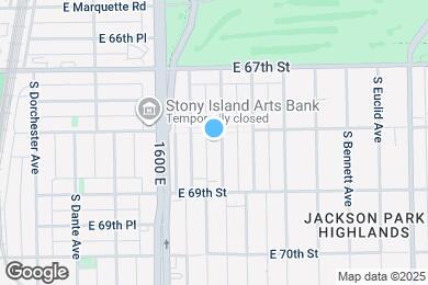 Map image of the property - 6808 S East End Ave