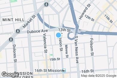 Map image of the property - 1764 Mission St