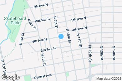 Map image of the property - 902 3rd Ave N