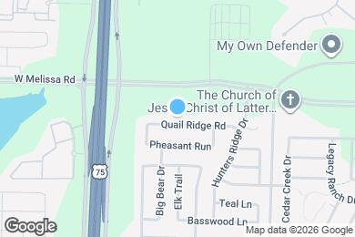 Map image of the property - 2523 Quail Ridge Road