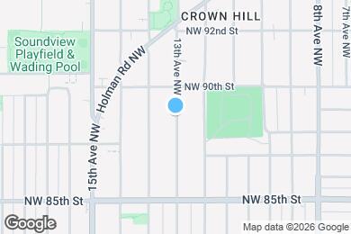 Map image of the property - 8733 13th Ave NW