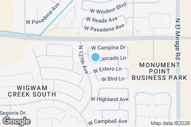 Map image of the property - 12625 W Cercado Ln