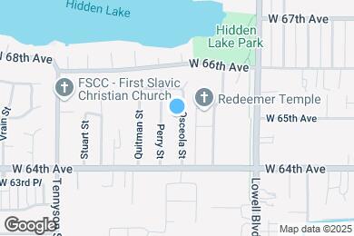 Map image of the property - 6481 Osceola St