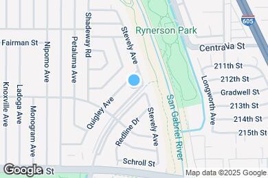 Map image of the property - 4263 Los Coyotes Diagonal