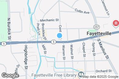 Map image of the property - 121 E Genesee St