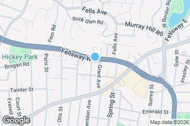 Map image of the property - 170 Fellsway W
