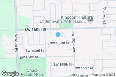 Map image of the property - 16101 SW 153rd Ave