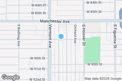 Map image of the property - 916 W 88th St