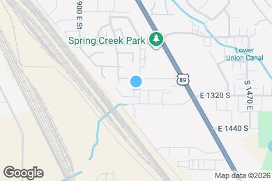 Map image of the property - 1289 S 1050 E