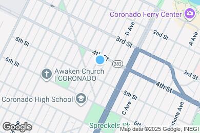 Map image of the property - 433 E Ave