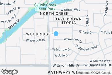 Map image of the property - 4944 W Wescott Dr