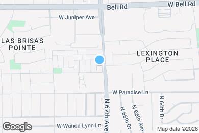 Map image of the property - 16487 N 67th Dr