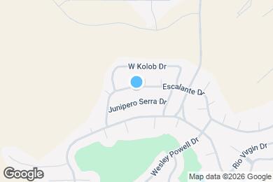 Map image of the property - 1189 Escalante Dr
