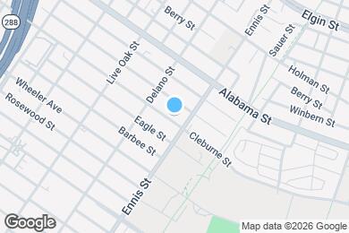 Map image of the property - 2907 Cleburne St