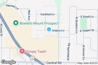 Map image of the property - 1105 E Ardyce Ln