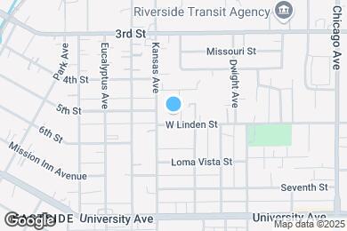 Map image of the property - Linden Court Apartments- Riverside, CA