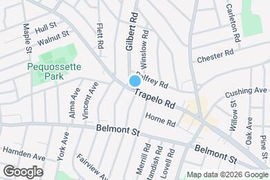 Map image of the property - 201 Trapelo Rd