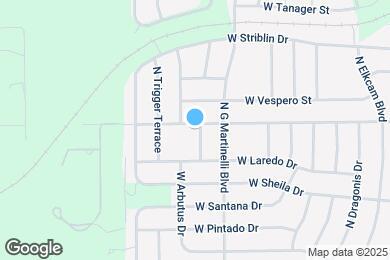 Map image of the property - 2820 W Andromedae Dr