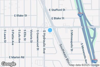 Map image of the property - 2423 S Kansas Ave