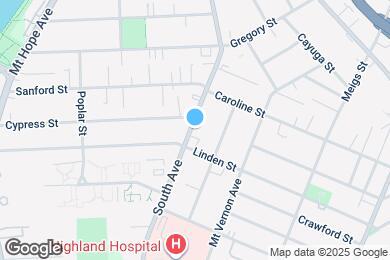 Map image of the property - 814 South Ave