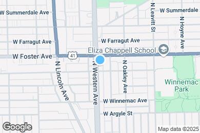 Map image of the property - 5139 N Western Ave