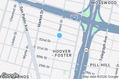 Map image of the property - 3218 West St