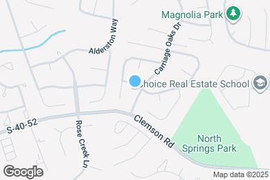 Map image of the property - 113 Carriage Oaks Dr