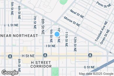 Map image of the property - 923 K St NE
