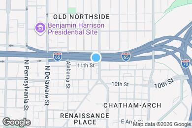 Map image of the property - 428 E 11th St