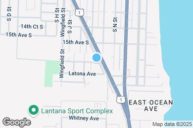 Map image of the property - 619 Washington Ave