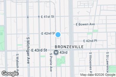 Map image of the property - 4218-2 S Calumet Ave