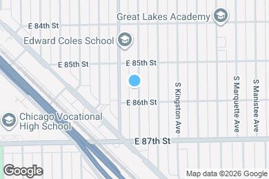 Map image of the property - 8540 S Phillips Ave