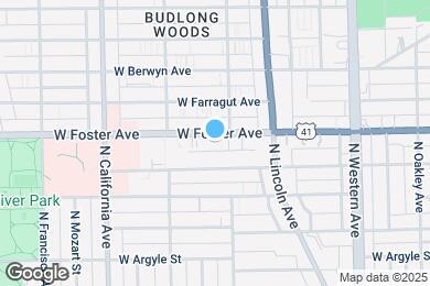 Map image of the property - 2615 W Foster Ave