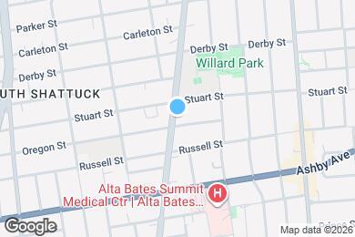 Map image of the property - 2819 Telegraph Ave