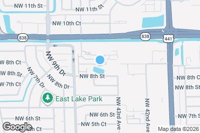 Map image of the property - 4384 NW 8th Ct