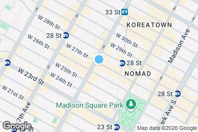 Map image of the property - 52 W 27th St