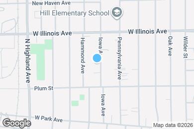 Map image of the property - 540 Iowa Ave