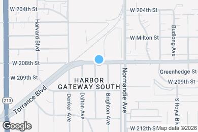 Map image of the property - 1350 Torrance Blvd