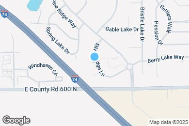 Map image of the property - 1237 Silver Ridge Ln