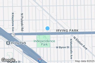 Map image of the property - 3808 W Irving Park Rd