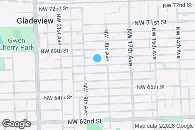 Map image of the property - 1825 NW 68th St